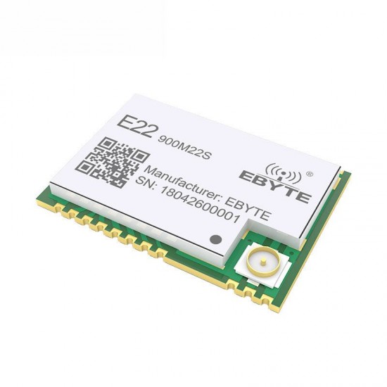 E22-900M22S SX1262 915Mhz 22dBm 6500m Long SMD IPEX Wireless Transceiver (Transmitter/Receiver) IOT Module