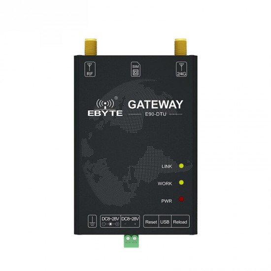 E90-DTU(230SL30-GPRS) Industrial IOT Devices Wireless Network Transmission Receiver TCXO SX1262+PA+LNA GPRS Modem