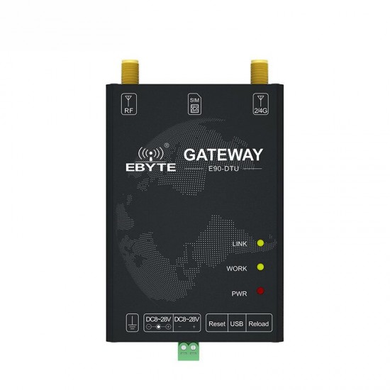 E90-DTU(400SL30-4G) 10km 4G Wireless Transceiver RS232/RS4845 433mhz Modem Modules IOT Solution 4G LTE DTU for Industrial