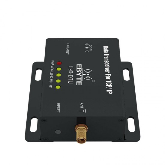 E90-DTU(433C30E) Ethernet to Radio Transmission Small Size 433MHz 1W Modbus RTU Gateway TCP IP Wireless Transceiver IOT Module