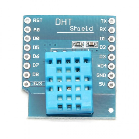 DHT11 Single Bus Digital Temperature Humidity Sensor Shield + D1 Mini WIFI ESP8266 Development Board