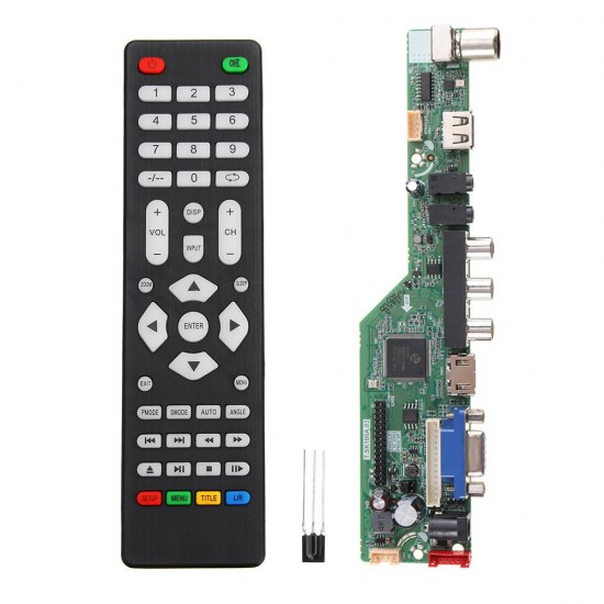 T.SK105A.03 Universal LCD TV Controller Driver Board PC/VGA/HD/USB Interface