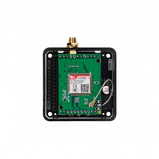 COM.GSM Module SIM800C Bulid-in 2G Communication Module ESP32 Stackable Module with SMA Antenna