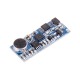 Mini FM Transmitter Module Wireless Microphone Single Channel Board 3-5V 100mW Adjustable Sensitivity PLL 76.0MHz-108.0MHz