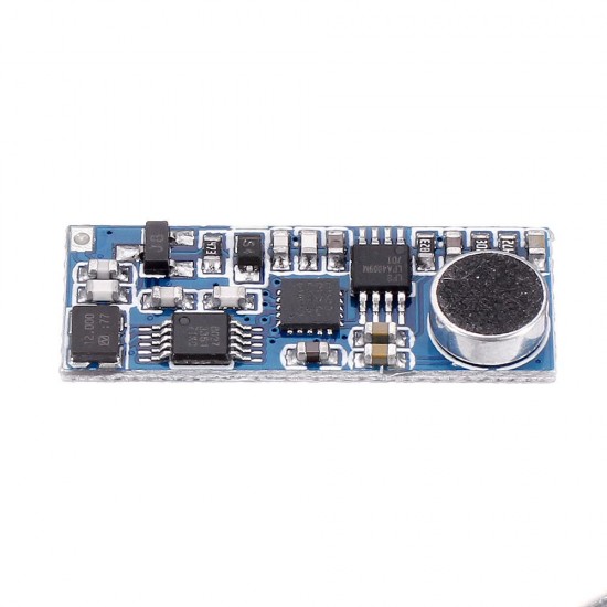 Mini FM Transmitter Module Wireless Microphone Single Channel Board 3-5V 100mW Adjustable Sensitivity PLL 76.0MHz-108.0MHz