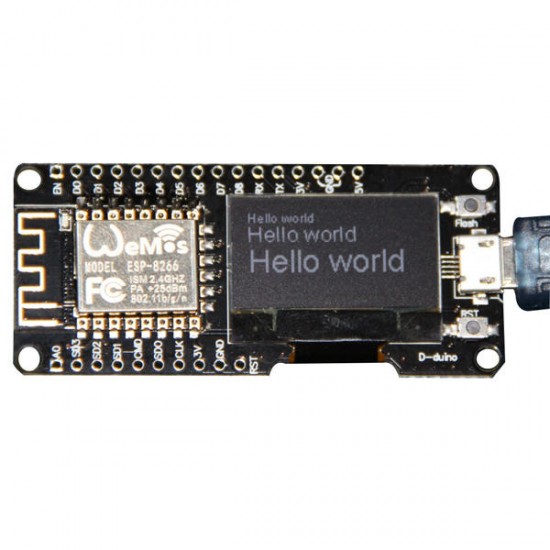 Nodemcu Wifi And NodeMCU ESP8266 + 0.96 Inch OLED Module Development Board for Arduino - products that work with official Arduino boards