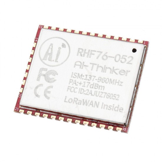 RHF76-052 SX1276 Module LoRaWAN Node Wireless Module Integrated STM32 Low Power Long Distance 433/470/868/915MHz