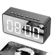 BT506 Wireless LED Display Mini Mirror Screen Alarm Clock bluetooth Speaker Music Player Loudspeaker