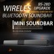 BS-28D 20W bluetooth Speaker TV Soundbar Home Theater HiFi 3D Surround Heavy Bass FM Raido TF Card AUX Speakers for TV Computer PS4 Phone