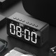 BT506 Wireless bluetooth 5.0 Speaker LED Display Dual Alarm Clock TF Card 4D Bass Stereo Speaker with Mic