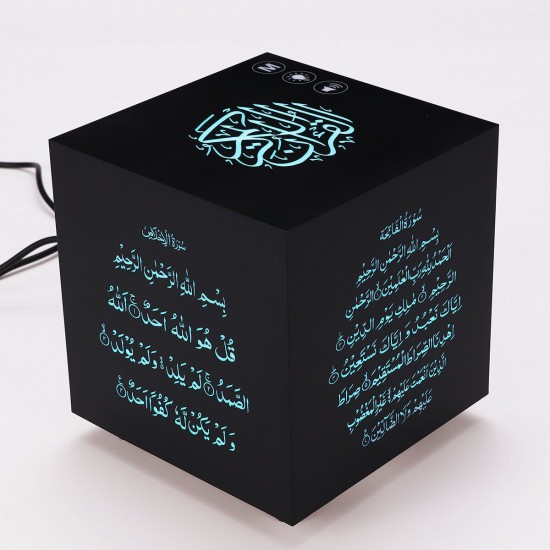 Colorful Discoloration Portable Wireless bluetooth Speaker MP3 FM Waterproof Remote Control Quran Speakers Music Amplifier