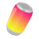 Portable Colorful LED Light Wireless bluetooth Speaker HiFi FM Radio TF Card Dual Bass Subwoofer with Mic