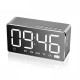 Q31 Wireless bluetooth 5.0 Speaker LED Display Dual Alarm Clock FM Radio TF Card Stereo Speaker with Mic