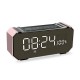 GS707 Wireless LED bluetooth 4.2 Speaker Soundbar Alarm Clock USB TF AUX FM Radio Receiver