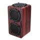 S403 bluetooth Wireless Wooden 2 Speaker 2 Bass Membrane 2x3W Speaker