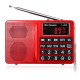 L-258 AM FM SW LCD Display Pocket Portable Radio Receiver MP3 Speaker Player