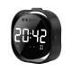 LED Display Dual Alarm Clock Dual Units Wireless bluetooth Bass Speaker FM Radio USB Port Mirror Speaker with Mic