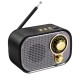 M-209BT DC 5V 5W FM Radio bluetooth AUX Speaker USB TF Card MP3 Music Player