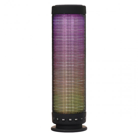 Portable 3D Pulse Wireless bluetooth Speaker LED lights Colorful Music TF Card 3.5mm Aux Handsfree Stereo Speaker