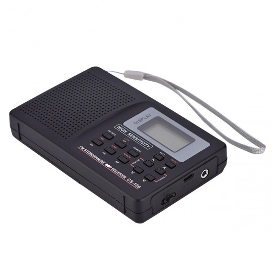 Portable Digital Full Band AM FM SW MW LW Radio Receiver Alarm Clock