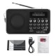 Portable FM 87.5-108MHZ 4.2V 4Ω Radio TF SD Card AUX Loop Play Speaker MP3 Music Player