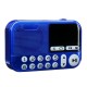 Portable FM Radio Digital Display Dual Voice Coil Speaker TF Card Music Player