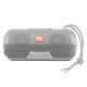 Portable bluetooth Wireless Speaker Dual Drivers FM Radio TF Card Stereo Bass LED Light Subwoofer with Mic