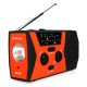 Hand Crank Solar Emergency Digital FM AM NOAA SOS Radio Flashlight Reading Lamp for Family Camping Outdoor