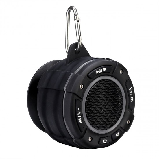 TR622 87-108MHz FM Radio bluetooth IP67 Waterproof Speaker LED Light Music Player for Dancing Sing Outdoor