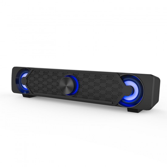 Computer Speaker Mini SoundBar USB 3.5mm Wired Desktop Colorful Home Mini Sound Speaker for Computer Laptop Phone