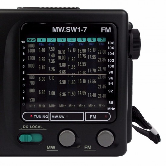 R-909 FM AM SW Full-time Semiconductor Multiband Stereo Radio Receiver