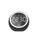 Wireless bluetooth 5.0 Music Speaker LED Display Dual Alarm Clock FM Radio Stereo Speaker with EU Power Supply