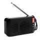 Wireless bluetooth Outdoor LED Flashlight Speaker Stereo Hands-free TF Card FM Radio Speaker with Mic