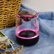 Wireless bluetooth True Wireless Stereo Speaker Colorful LED Light Heavy Bass Speaker with Transparent Design