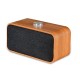 Wooden Wireless bluetooth Speaker Portable HIFI Stereo Bass 3D Audio TF Card With HD Mic