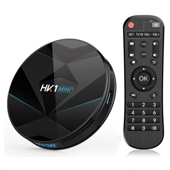 HK1 Mini Plus RK3318 4GB RAM 128GB ROM 5G WIFI bluetooth 4.0 Android 9.0 4K TV Box