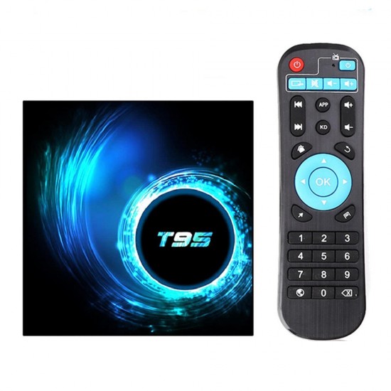 T95 H616 2GB RAM 16GB ROM 100M 2.4G WIFI VP9 4K HDR Android 10.0 TV Box