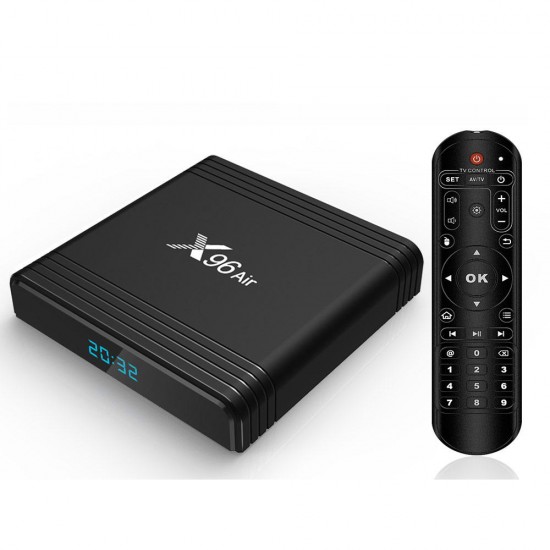 X96 Air Amlogic S905X3 4GB RAM 32GB ROM 2.4G 5G WIFI bluetooth 4.1 Android 9.0 4K 8K TV Box