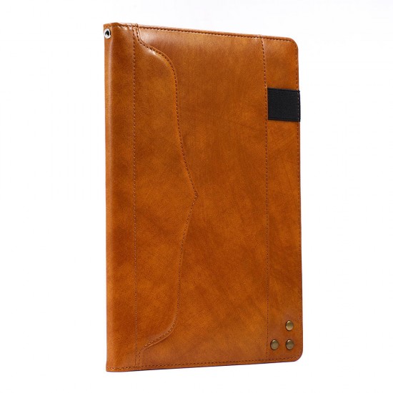 Multifunction Silk Grain Folding PU Leather Case Cover For Huawei M5 10.8 Inch Tablet