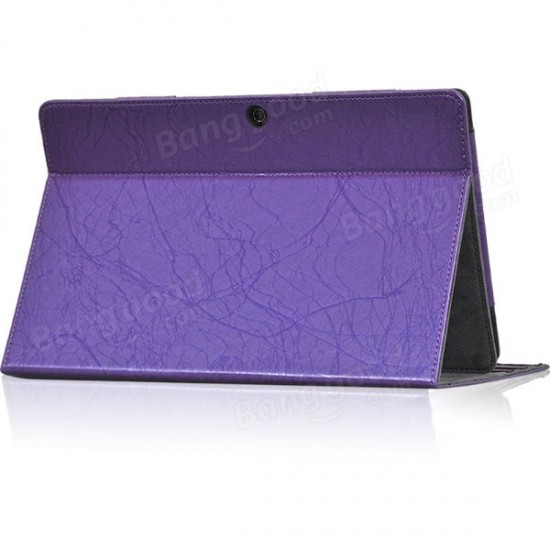 Tri-fold PU Leather Case Stand Cover For X16HD 3G Tablet