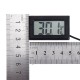 2Pcs 1M Thermometer Electronic Digital Display FY10 Embedded Thermometer Indoor and Outdoor Temperature Measurement