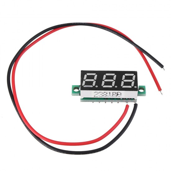 2Pcs 0.28 Inch 2.5V-30V Mini Digital Volt Meter Voltage Tester Voltmeter