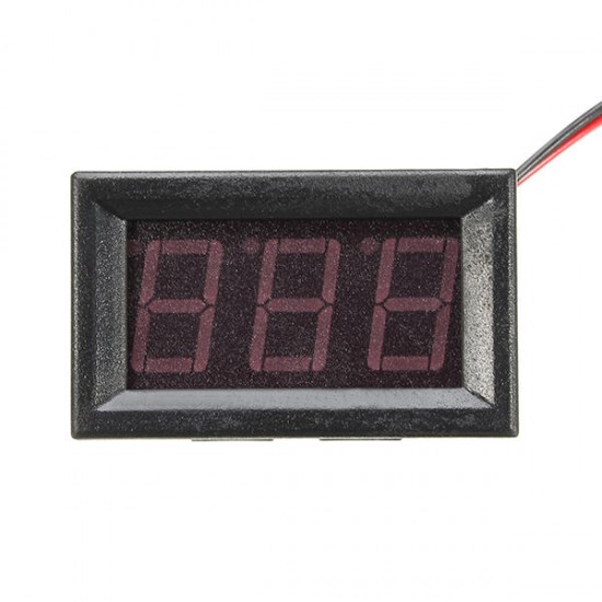 3Pcs 0.56 Inch Red AC70-500V Mini Digital Voltmeter Voltage Panel Meter AC Voltage LED Display Meter