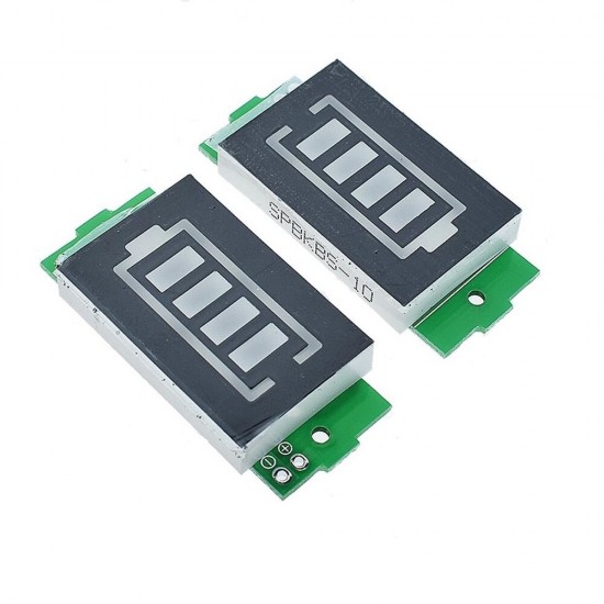 3Pcs 1S-8S Single 3.7V Lithium Battery Capacity Indicator Module 4.2V Green Display Electric Vehicle Battery Power Tester Li-ion