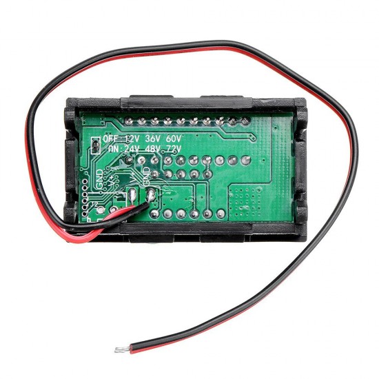 3Pcs DC 24V 48V 72V Car Lead Acid Battery Capacity Indicator 10 Segment Digital Lithium Battery Charge Level Indicator