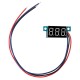 3Pcs DC 0-200V 0.36 Inch Mini Digital Volt Meter Voltage Tester 3 Wire Digital Volt Indicator Car Voltmeter