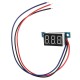 3Pcs DC 0-200V 0.36 Inch Mini Digital Volt Meter Voltage Tester 3 Wire Digital Volt Indicator Car Voltmeter