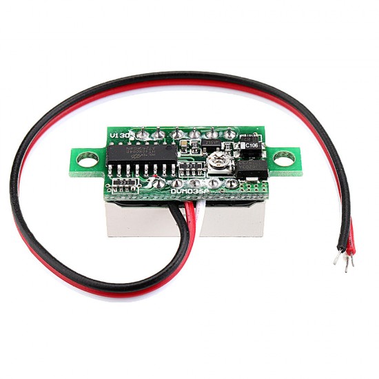 3pcs 0.36 Inch DC0V-32V Green LED Digital Display Voltage Meter Voltmeter Reverse Connection Protection