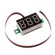 3pcs 0.36 Inch DC0V-32V Green LED Digital Display Voltage Meter Voltmeter Reverse Connection Protection