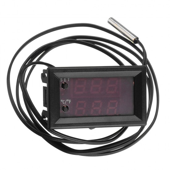 3pcs 24V ZFX-W2062 Microcomputer Digital Electronic Temperature Controller Fahrenheit Celsius Conversion Adjustable Digital Display